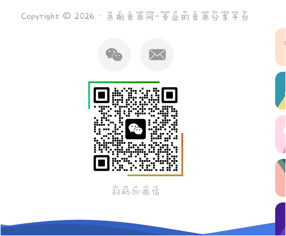 子比美化-给底部第三板块二维码增加炫酷旋转动效边框-吾期资源网-专业的资源分享平台